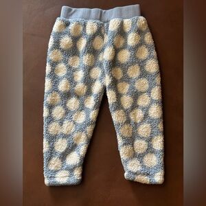 Cozy Blue and White Polka Dot Pants
